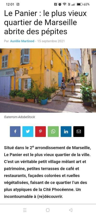 Casa Mia 25M2 Centre Ville Et Panier Marseille Eksteriør bilde