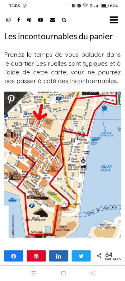 Casa Mia 25M2 Centre Ville Et Panier Marseille Eksteriør bilde
